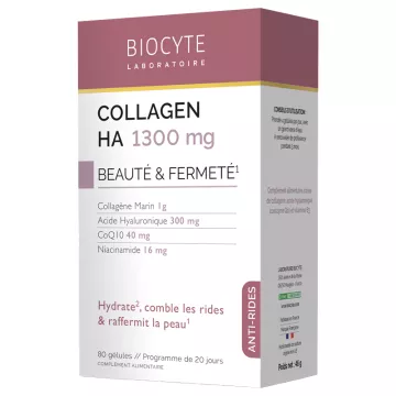 Biocyte Collagen HA 1300 mg Beauté & Fermeté 80 Gélules