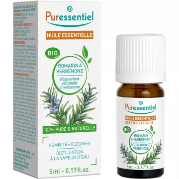 Puressentiel Huile Essentielle Bio Romarin à Verbénone 5 ml