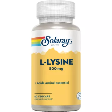 L-Lysin 500 mg Solaray 60 Kapseln