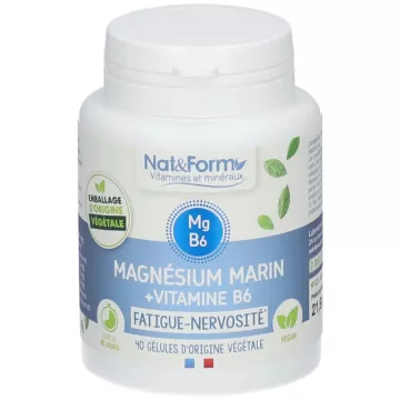 Nat & Form Magnésio + Cápsulas B6