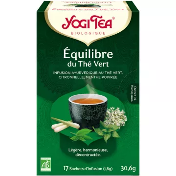 Yogi Tea Balance Groene thee Ayurvedische infusie 17 theezakjes