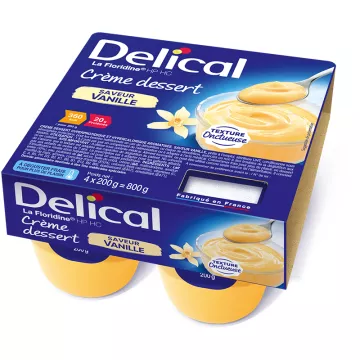 Delical Dessert Creme HP HC La Floridine 4x200g