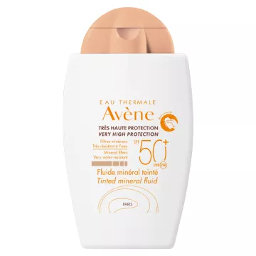 Avene Cuidado Solar Fluido Mineral Tintado SPF50+ 40 ml