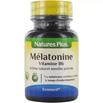 Natures Plus Melatonine en B6 30 tabletten