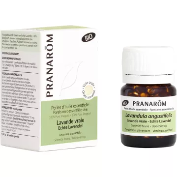 Pranarom Lavender organic essential oil pearls