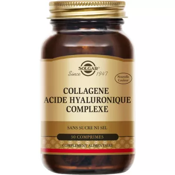 Solgar Collagen Hyaluronic Acid Complex 30 tablets