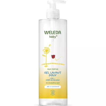 Weleda Bebé Caléndula Jabón para el Cuerpo y el Cabello Sin Fragancia