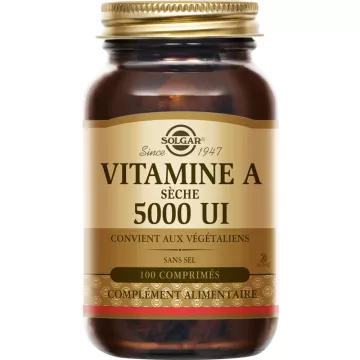 Solgar Vitamina A secca 5000 UI 100 compresse