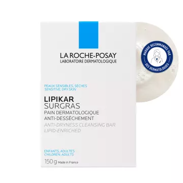 La Roche-Posay Lipikar Surgras Pain Physiologique Anti Dessèchement 150g