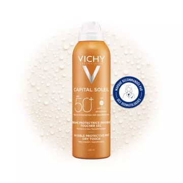 Vichy Capital Soleil Unsichtbarer Feuchtigkeits-Spray SPF50 200 ml