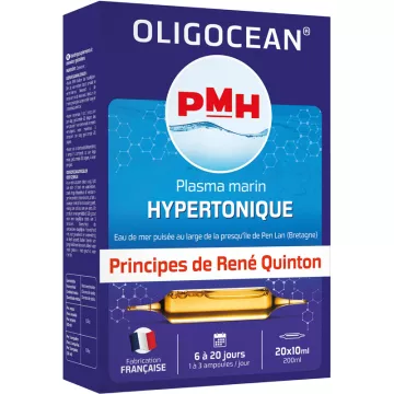 PMH Quinton Oligocean Plasma Marino Hipertónico 20 Viales