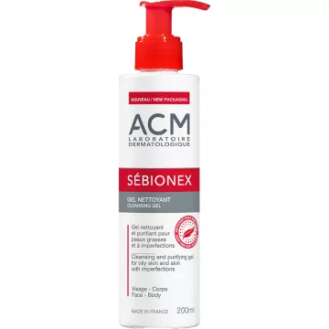 ACM Sebionex Gel Nettoyant VIsage & Corps 200 ml