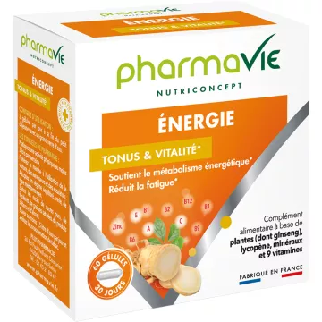 Pharmavie Nutriconcept Énergie Tonus & Vitalité 60 capsules