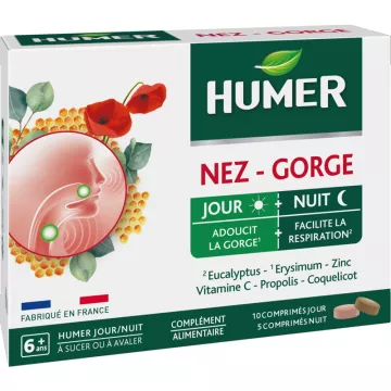 Humer Giorno/Notte Raffreddore naturale 15 compresse