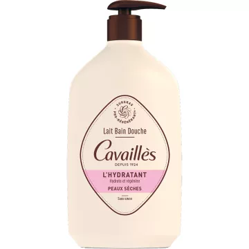 Cavailles Leche Hidratante de Baño y Ducha para Piel Seca