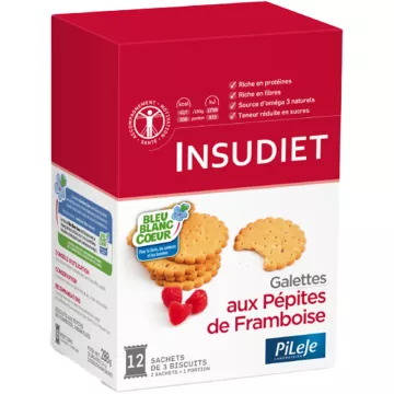 Insudiet PiLeJe Raspberry Nuggets Patties 12x24 g