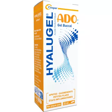 Hyalugel Ado Gel Buccal Appareil Dentaire 20 ml