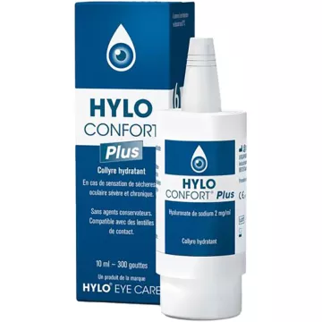 Hylo Confort Plus Moisturizing Eye Drops 10 ml