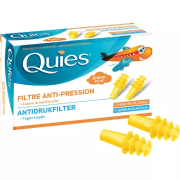 Anti-Pressure Filters Child Plane Earplugs 1 pair