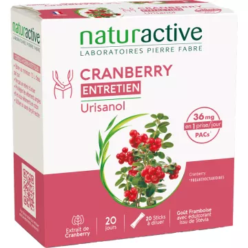 Naturactive Urisanol Entretien Cranberry 20 sticks