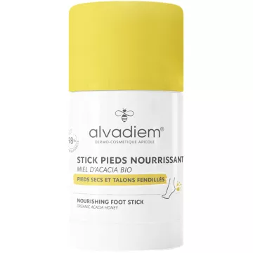 Alvadiem Stick nutriente per i piedi con miele d'acacia biologico 50 g 