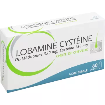 Lobamine Cysteine - queda de cabelo - cápsulas