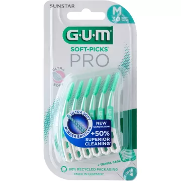 Gum Soft-Picks Pro Interdental-Stick Packung mit 30 Stück