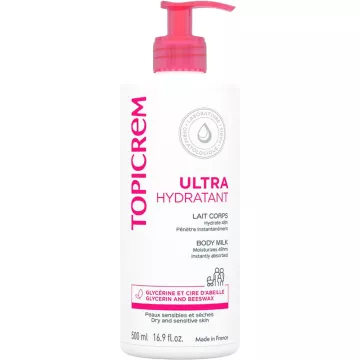 Topicrem Ultra Hydratant Lait Corps 500 ml