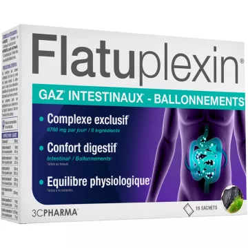 3C Pharma Flatuplexin Intestinal Gas - Bloating 16 sachets