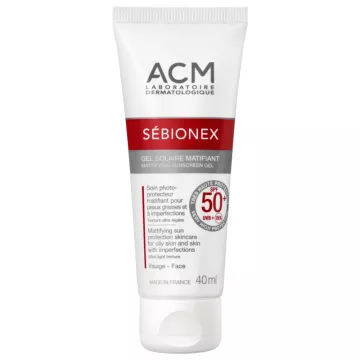 ACM Sebionex Gel Écran Solaire Matifiant SFP50 50 ml