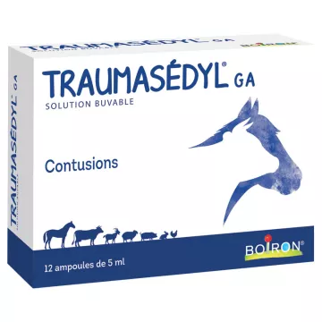 Traumasédyl GA Solución Contusiones Boiron 12 ampollas