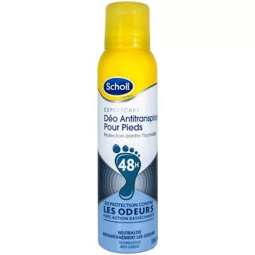 Scholl Déo Antitranspirant pour Pieds 48h 150 ml