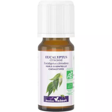 Dr Valnet Huile Essentielle Bio Eucalyptus Citronné 10 ml