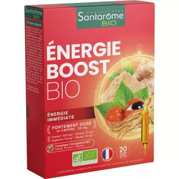 Santarome Energie Boost Bio 20 Ampoules 10ml