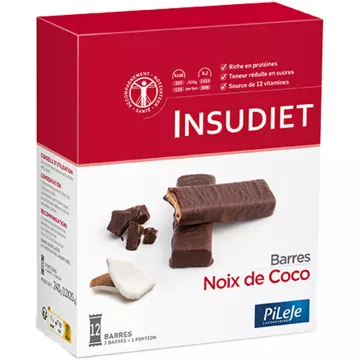 Insudiet Barrita de Coco 12 Barritas