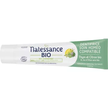 Natessance Biologische Homeo Compatibele Tandpasta 75 ml