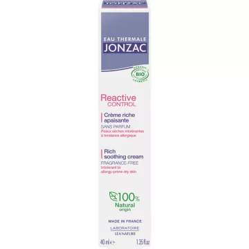 Jonzac Réactive Control Soothing Rich Cream 40 мл