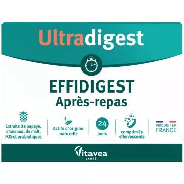 Vitavea Ultradigest Aprés Repas 24 Comprimés Effervescents