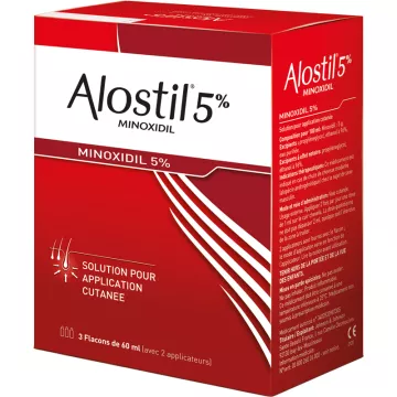 ALOSTIL 5% Oplossing 3 flessen van 60 ml