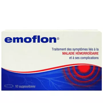 Emoflon Hémorroïdes 10 suppositoires