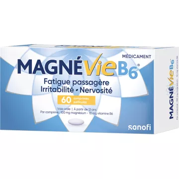 MagneVie B6 Magnesium 60 Tablets Sanofi