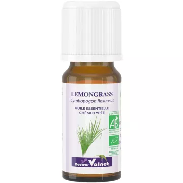 Dr Valnet Lemongrass Organic Essential Oil 10 ml