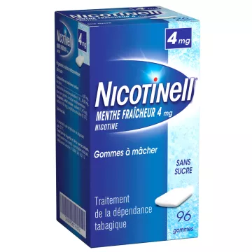 Nicotinell Mint Kauwen suikervrije 4MG 96 stoppen met roken