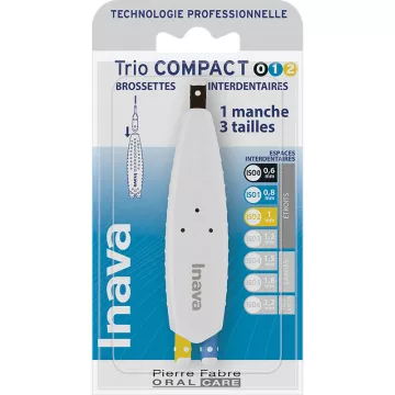 Inava Trio Compact Brossettes Interdentaires