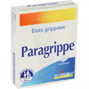 PARAGRIPPE Homeopathy Boiron 60 Tablets