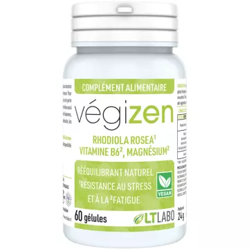 Capsule di magnesio VEGIZEN Rhodiola Rosea Vitamina B6