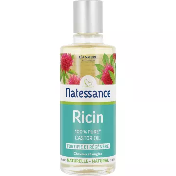 Aceite capilar fortificante de ricino Natessance