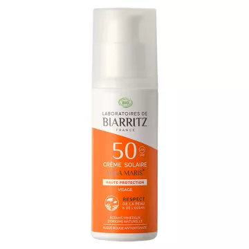 Biarritz Alga Maris Sun Care Face Cream SPF50 Organic 50ml