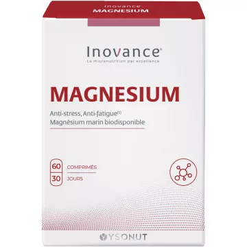 Inovance Magnesio Exceso de Trabajo Irritabilidad Relajación Muscular 60 comprimidos