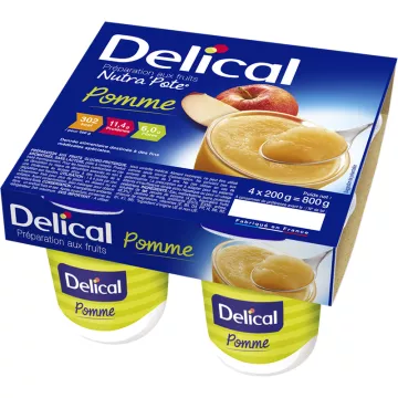 Delical Postre Afrutado Nutra'Pote 4x200g